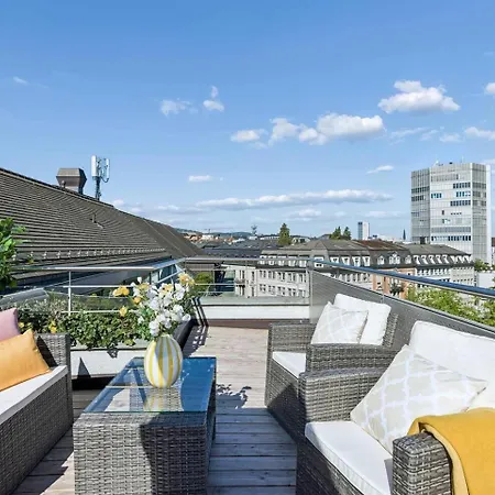 Waterfront Penthouse Ac Rooftop Free Parking Appartamento Zurigo